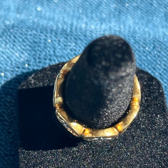 *Rare* Cathy Waterman 22K Gold & Platinum DiamondEternity Band Size 6.5 MSRP 11k - Picture 5 of 8